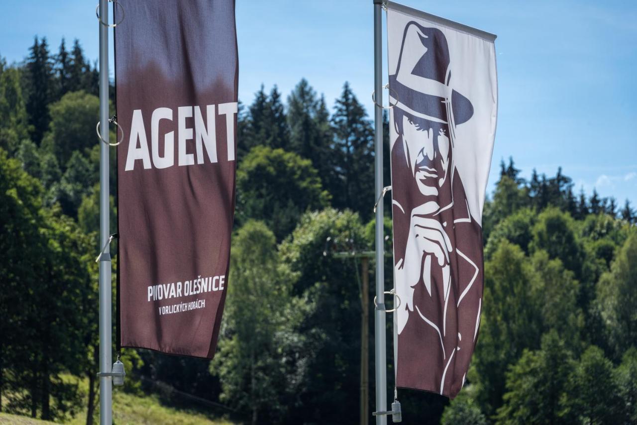 Pivovar A Penzion Agent Olesnice v Orlickych horach Экстерьер фото