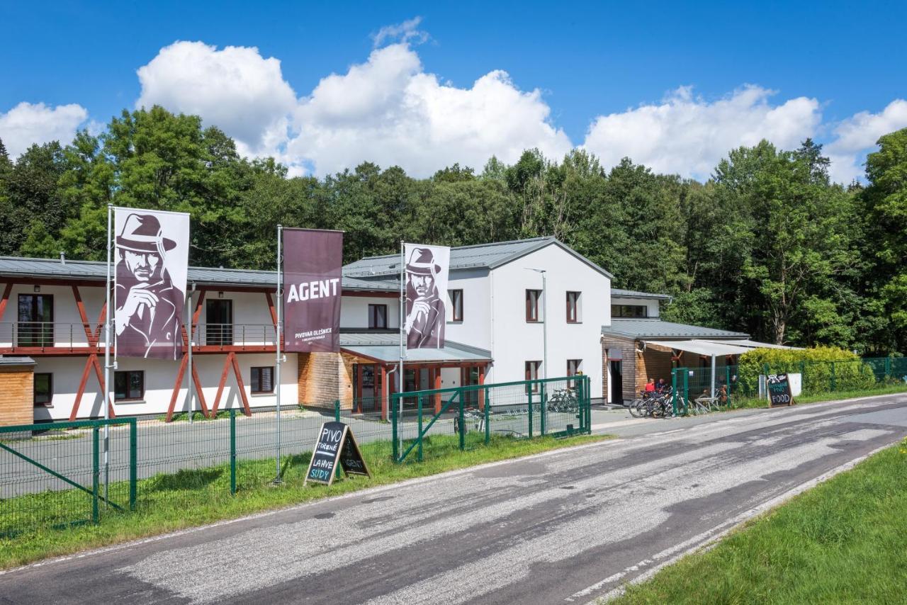Pivovar A Penzion Agent Olesnice v Orlickych horach Экстерьер фото